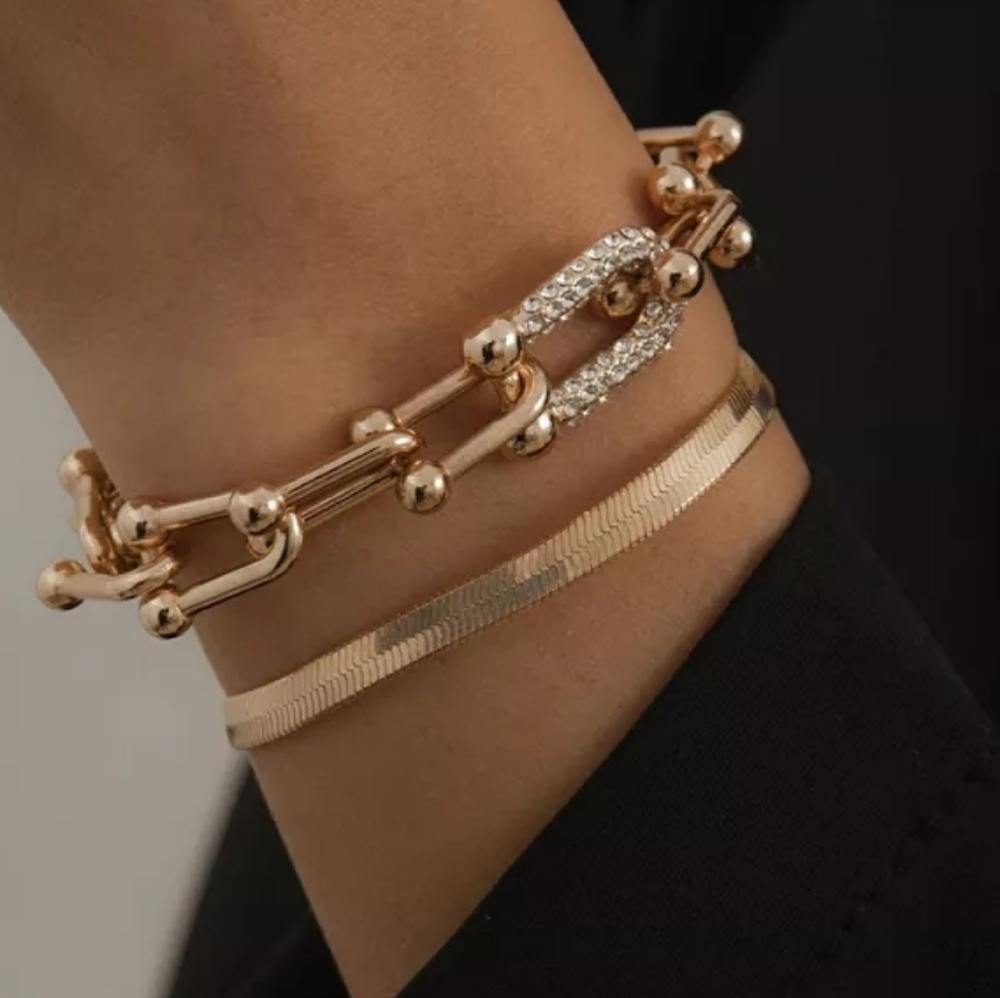 Fashion  Statement Metal Bracelets